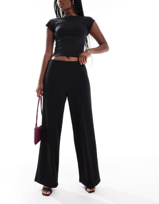 ONLY - Elegante Hose in Schwarz mit weitem Bein