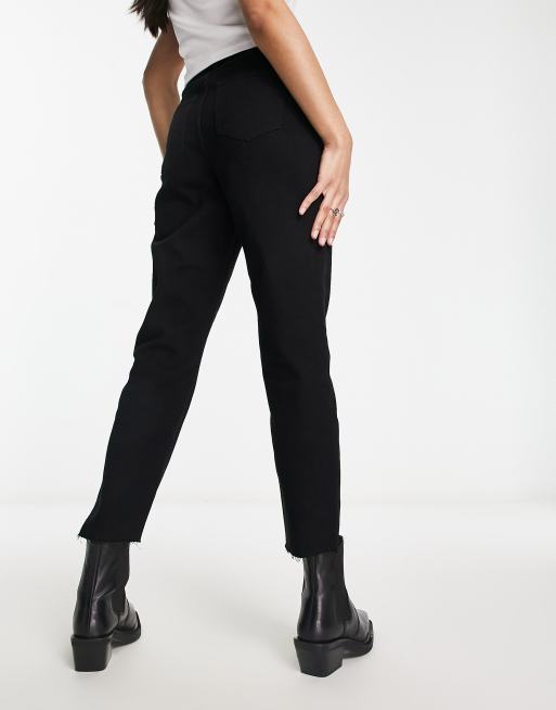 High waist straight leg ankle clearance jeans