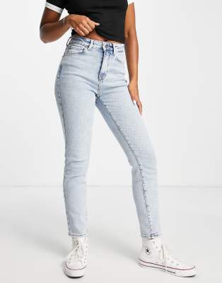 Hollister ultra high rise 90s straight jean in washed black