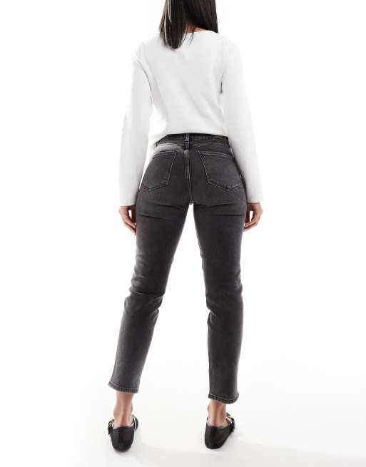 Only - Emily - Jeans met rechte pijpen en hoge taille in grijze wassing , 2 van 5