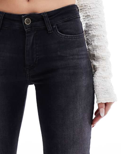 Only - Enkellange skinny jeans in zwart , 5 van 5