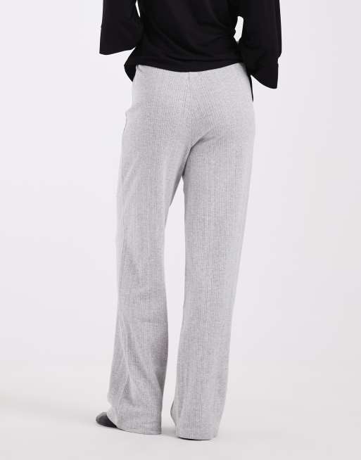 ONLY ensemble 2 pièces pantalon lounge large gris clair, 4 de 5