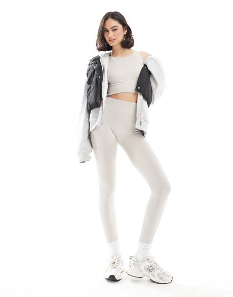 ONLY - Ensemble de sport sans coutures - Beige - view 1