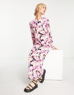 bodycon t shirt maxi dress