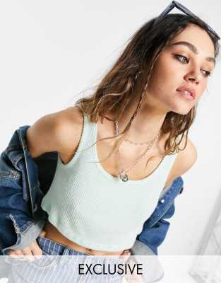 Exclusive coordinating top in mint-Green