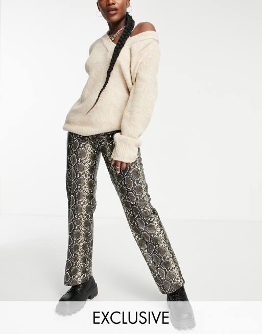 Snake 2024 trousers zara