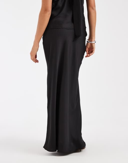 ONLY - Falda larga negra, 5 de 5