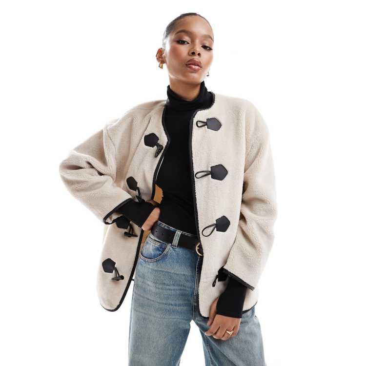 Asos skirted duffle coat outlet