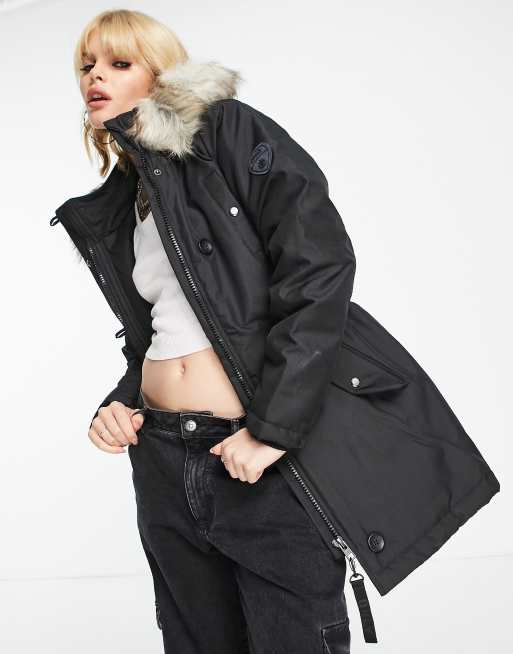 Only faux fur on sale parka