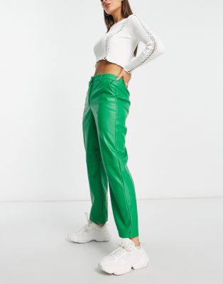 パンツ theredthread S butterfly leather pants THEREDTHREAD】S butterfly leather pants