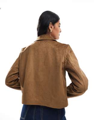 ONLY FAUX SUEDE JACKET 