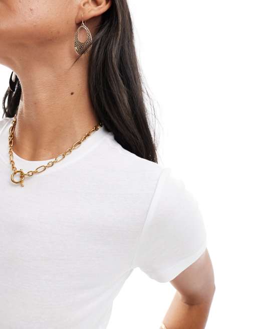 ONLY fitted baby t-shirt in white , 2 of 4