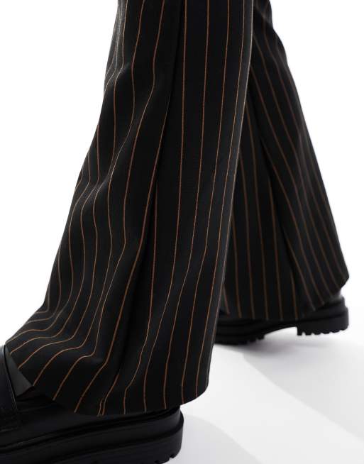 Black Pants With Red Pinstripes