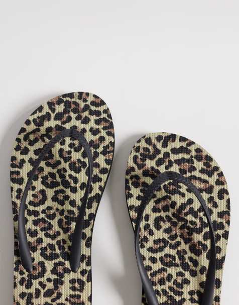 ONLY flip flops in leopard - view 1
