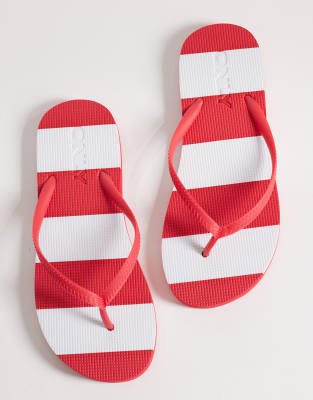  flip flops  stripe