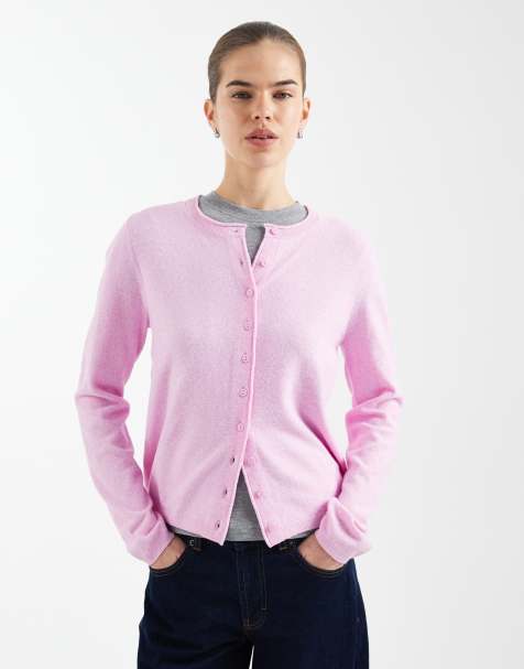 ONLY - Gebreid vest in roze - view 1