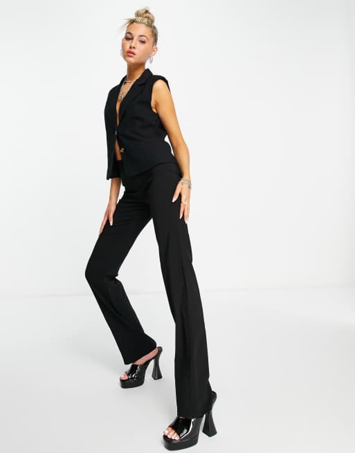 Only - Getailleerde gilet in zwart, 4 van 4