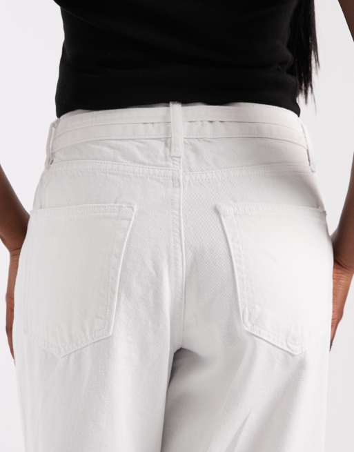ONLY - Gianna - Hvide jeans med mellemhøj talje og lige ben, 4 af 5
