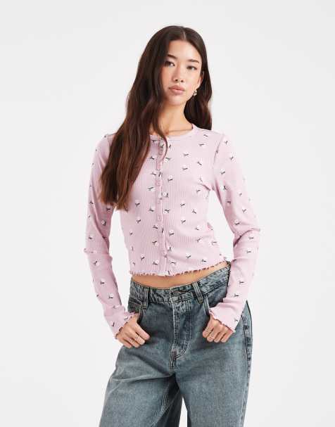 ONLY - Gilet à imprimé fleurs - Rose clair - view 1