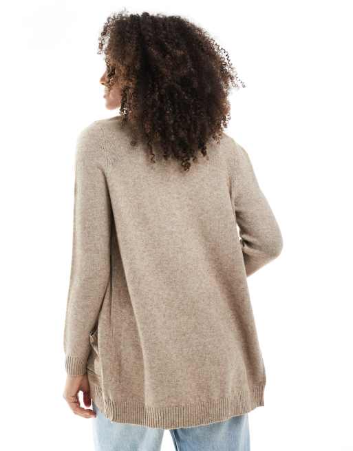 Only - Gilet en maille légère - Beige , 3 de 4