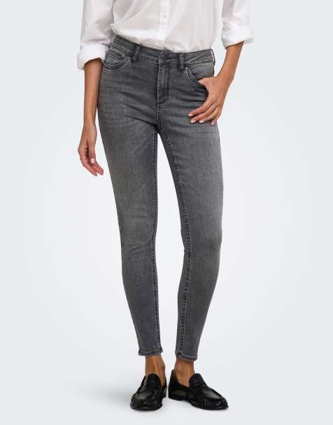 ONLY – Grå, skinny jeans - view 1