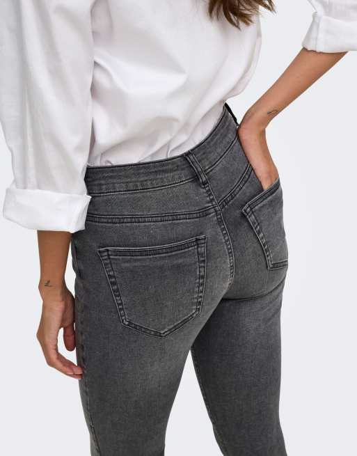 ONLY - Grå skinny-jeans, 5 af 7