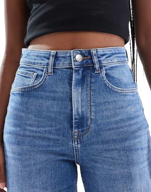 ★GLOWNY★ THE HANNAH JEANS BLUE GY24CLBJS004BL THE HANNAH JEANS (MID BLUE) - GLOWNY
