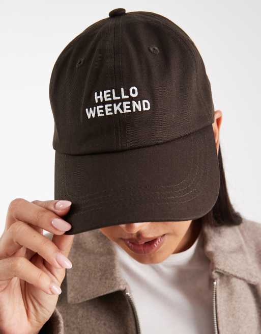 ONLY - Hello Weekend - Cappellino marrone, 3 di 3