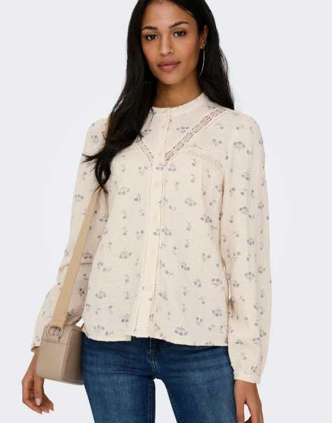 ONLY – Hemd in Cloud Dancer - view 1