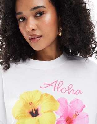 トップス HIBISCUS OG LABEL CROPPED TANK WHITE M 208656150-3