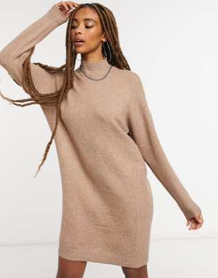 jumper dress brown