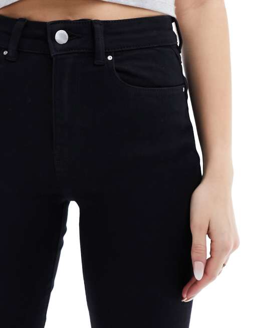 ONLY high waist skinny jeans in black , 5 of 5