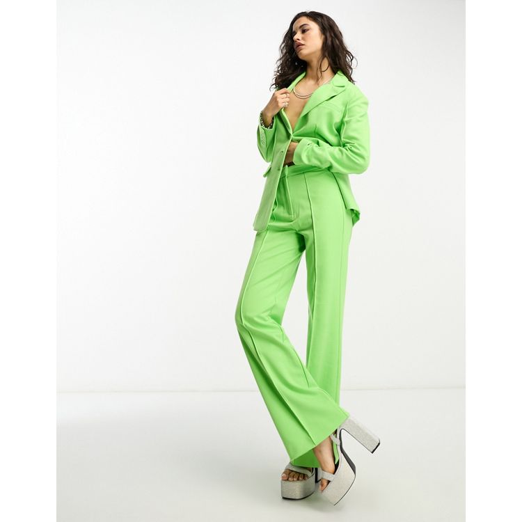 Kyo The Brand flare pants - part of s 3-piece set in light green