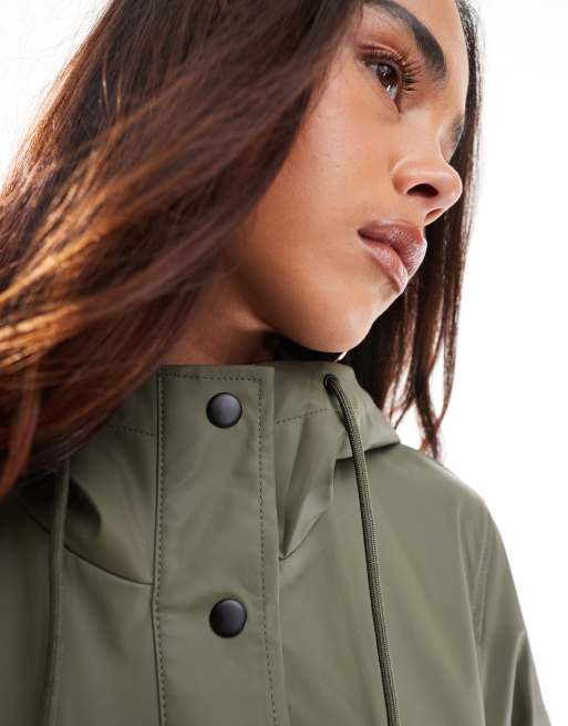 ONLY hooded raincoat in khaki, 3 of 4