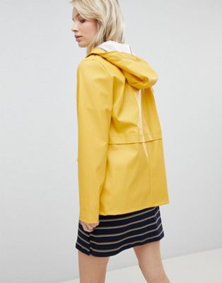 hooded raincoat
