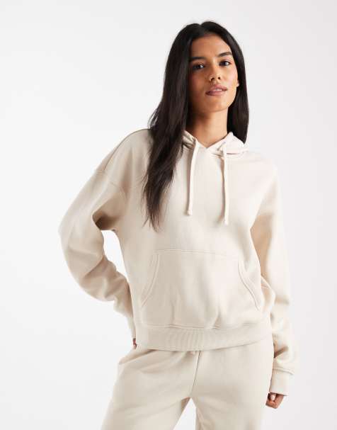ONLY hoodie co-ord in stone - view 1