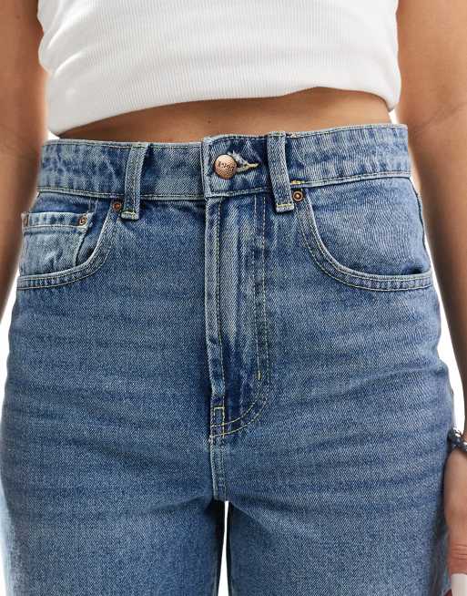 ONLY Hope high waisted wide leg jeans in light blue