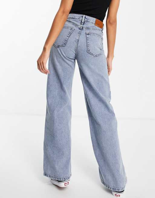 Only - Hope - Jean ample taille haute - Bleu clair délavé, 2 de 4