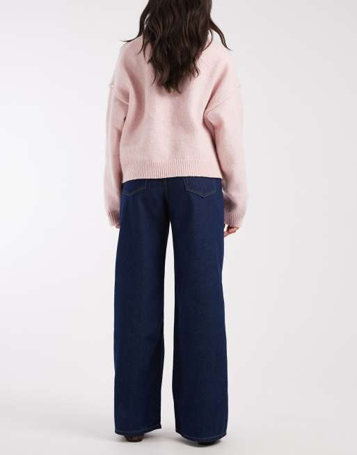 Only - Hope - Jean ample taille haute - Indigo, 3 de 5
