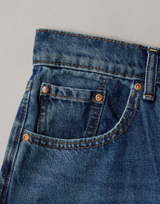Only – Hope – Jeans in Mittelblau mit hohem Bund und weitem Bein , 6 von 7