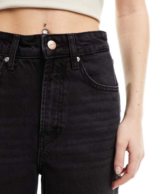 Only - Hope - Sorte jeans med vidde  , 4 af 5