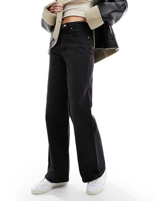 Only - Hope - Sorte jeans med vidde  , 5 af 5
