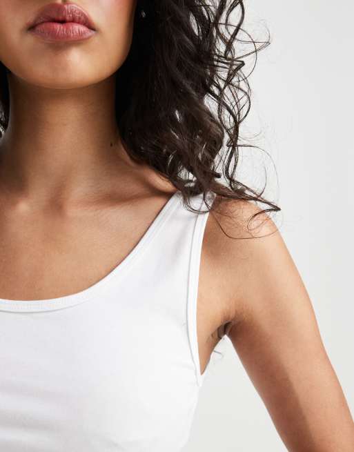 Only - Hvid tanktop , 2 af 4