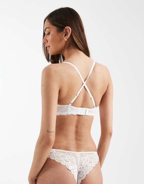 ONLY - Hvide brasilianske blondetrusser - view 1