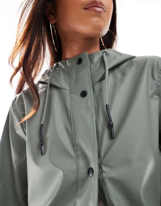 ONLY - Imperméable à capuche - Vert clair, 3 de 4