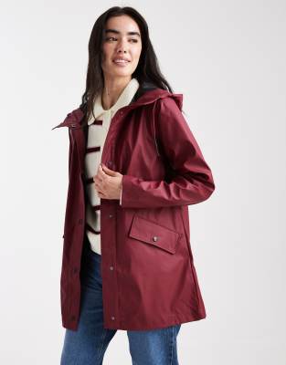 ONLY - Imperméable - Bordeaux-Rouge
