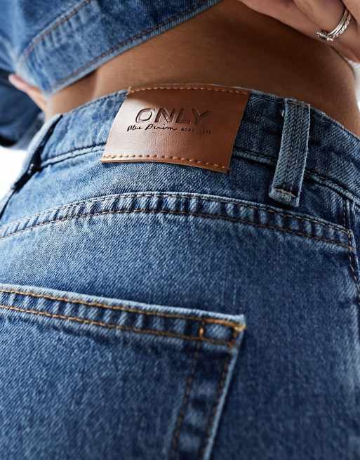 ONLY - Jaci - Blå jeans med lige ben og mellemhøj talje  , 3 af 5