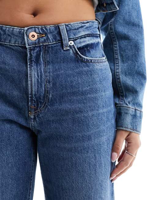 ONLY - Jaci - Blå jeans med lige ben og mellemhøj talje  , 5 af 5
