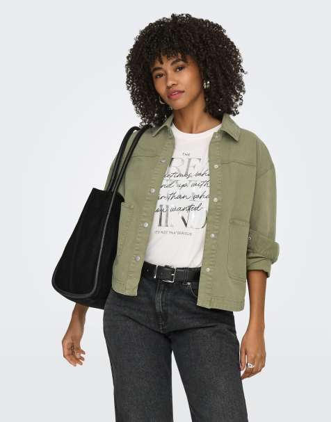 ONLY – Jacke in der Farbe Covert Green - view 1
