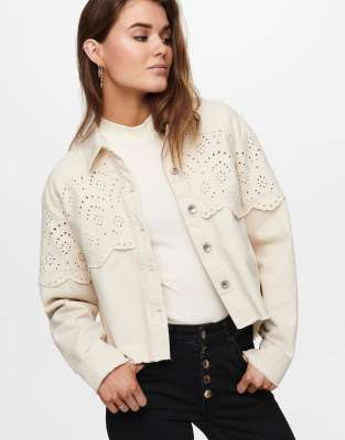 Jacke in Moonbeam-Grau Grau 36